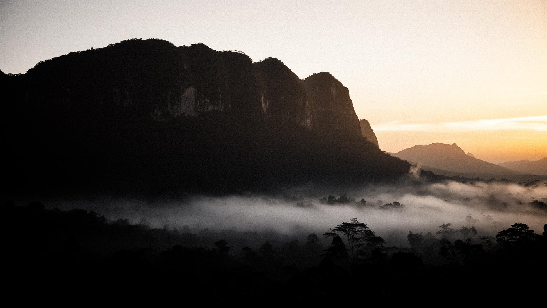 Sahyadri ridge at dawn