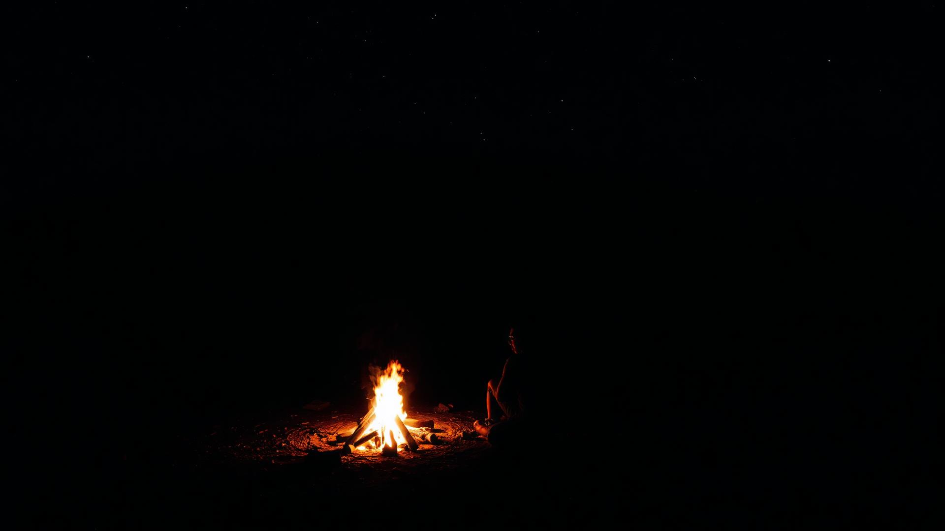 Night camp on a Sahyadri ridge